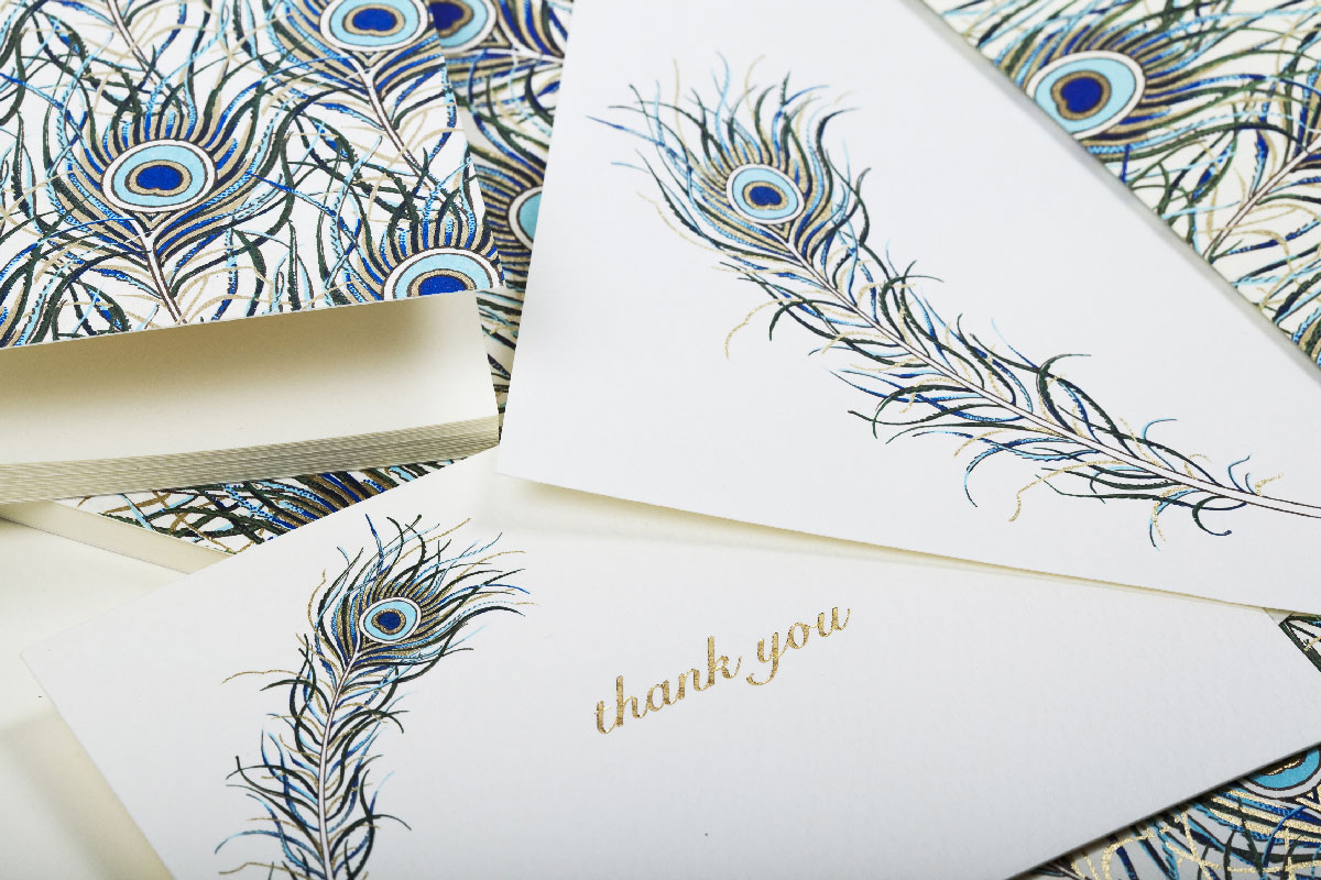 letterpress stationary with decorations